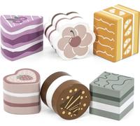 VIGA PolarB Biscuits en bois, set de 6 pièces
