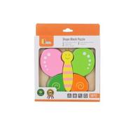 VIGA Premier puzzle en bois pour bébé Papillon