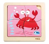 Viga - Puzzle 4 pièces Crabe