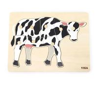 Viga - Puzzle Montessori vache 8 pièces