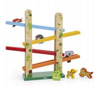 VIGA Toboggan en bois pour animaux de la jungle