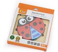 Viga Toys - 50168 - Mini Puzzle En Bois - Coccinelle G