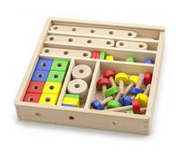 Viga Toys - 50490 - Jeu D'imitation - Outil Et Établi - Ensemble De Construction Bois