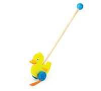 Viga Toys - 50961 - Jouet À Tirer - Bâton À Pousser - Canard, Multicolore.