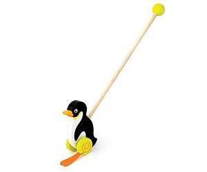 Viga Toys - 50962 - Jouet À Tirer - Bâton À Pousser - Pingouin