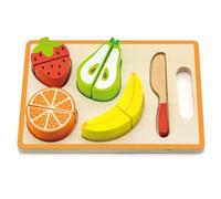 Viga Toys - 50978 - Jeu D'imitation - Cuisine - Plateau De Fruits À Couper - Encastrement