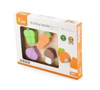 Viga Toys - 50979 - Jeu D'imitation - Cuisine - Plateau De Légumes À Couper - Encastrement