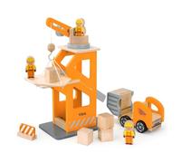 Viga Toys - Ascenseur de Grue avec Dumper, 51616