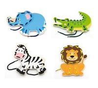 Viga Toys blocs de badigeonnage animal 4 pièces multicolore Multicolore G