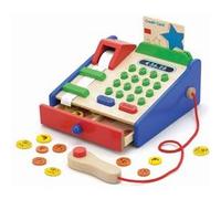 Viga Toys caisse enregistreuse pour jouets en bois 18 cm multicolore Multicolore G