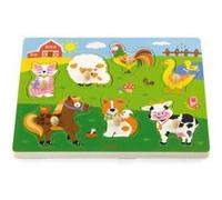 Viga Toys casse-tête de forme avec ferme sonore 7 pièces Multicolore G