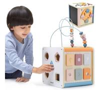 Viga Toys - Cube éducatif Viga PolarB 8in1 avec activités