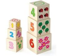 Viga Toys cube empilable 6 pièces multicolore Multicolore G