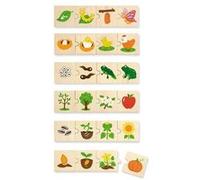 Viga Toys jeu de 6 puzzles en bois pour la croissance du bois Multicolore G