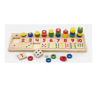 Viga Toys Jeu de comptage - apprendre à compter de 1 à 10