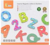 Viga Toys - Jeu de lettres et de chiffres magnétiques en bois Viga