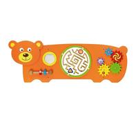 Viga Toys jeu mural ours 91 x 32 cm bois orange