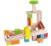 Viga Toys kit de construction piste à billes 49 pièces Multicolor