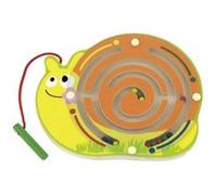 Viga Toys labyrinthe avec stylo magnétique escargot orange/jaune 22 cm Jaune G