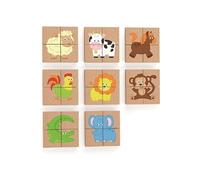 Viga 50722 Jeu de puzzles magnétiques de la ferme