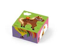 Viga Toys puzzle blocs animaux de la ferme 4 blocs