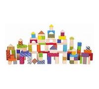 Viga Toys set de cubes coloré 100 pièces multicolore Multicolore G