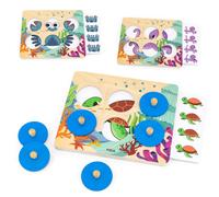 Viga Toys - Viga Comparez les jeux Trouvez les différences Animaux marins