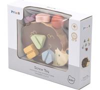 Viga Toys - VIGA PolarB Jouet de construction en bois Hérisson avec vis Montessori