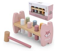 Viga Toys - Viga PolarB Marteau en bois avec Fox Marteau Montessori