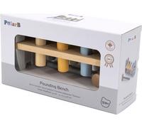 Viga Toys - Viga PolarB Pingouin Montessori poinçon en bois avec marteau