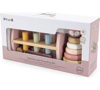 Viga Toys - VIGA PolarB Set Pyramide en bois + marteau Montessori Fox