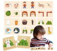 Viga Toys - VIGA Puzzle en bois opposés