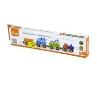Viga Une série d'accessoires pour le train - un train avec des animaux sauvages du zoo