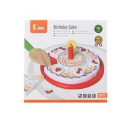 New Classic Toys - 0592 - Jeu D'imitation - Cuisine - Gâteau D'anniversaire - À Découper