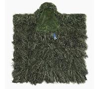 VIGAN Poncho Ghillie Herbe Chasse Arc 3D Cape de camouflage du désert de sniper pour l'entraînement (Green Camo)