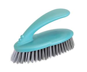 VIGAR 783 Brosse de Nettoyage Multifonction pour vêtements, avec poignée Ergonomique et Poils durs, PP, Bleu, 16 x 7 x 9 cm