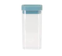 VIGAR - Boîte de rangement - Idéal garde-manger et réfrigérateur - 22 x 10 cm - Homey - Boîte de rangement hermétique avec silicone - Plastique sans BPA - Avec compteur pour spaghetti - Bleu