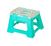 VIGAR Compact Tabouret Pliant pour Adultes, 23 cm Marche Pied Pliable, Antidérapant Escabeau pour Salle de Bain, Toilette, Jardinage, Kitchen, House, Salon, Bureau, Supporte jusqu'à 150 kg, Sea