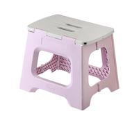 Vigar Compact Tabouret Pliant pour Adultes, 27 cm Marche Pied Pliable, Antidérapant Escabeau pour Salle de Bain, Toilette, Jardinage, Kitchen, House, Salon, Bureau, Supporte jusqu'à 150 kg, Violet