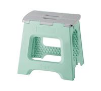 Vigar Compact Tabouret Pliant pour Adultes, 32 cm Marche Pied Pliable, Antidérapant Escabeau pour Salle de Bain, Toilette, Jardinage, Kitchen, House, Bureau, Supporte jusqu'à 150 kg, Turquoise Clair