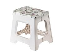 Vigar Compact Tabouret Pliant pour Adultes, 32 cm Marche Pied Pliable, Antidérapant Escabeau pour Salle de bain, Jardinage, Kitchen, House, Salon Bureau, Supporte jusqu'à 150 kg, Gris Florganic on Top