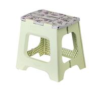 Vigar Compact Tabouret Pliant pour Adultes, 32 cm Marche Pied Pliable, Antidérapant Escabeau pour Salle de Bain, Jardinage, Kitchen, House, Salon Bureau, Supporte jusqu'à 150 kg, Vert Florganic