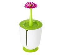 VIGAR Flower Power Porte-Rouleau de Salle de Bain, Blanc, Dimensions : 14 x 14 x 28,5 cm