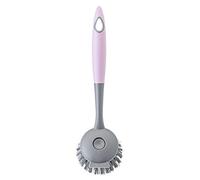 VIGAR hergo Brosse Vaisselle Interchangeable, matériau : PP, TPR et Nylon, Violet et Gris, Dimensions : 7,5 x 7 x 24,5 cm