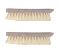 Vigar Lot de 2 brosses multifonctionnelles, Poils résistants durs, Brosse à récurer avec poignée Ergonomique pour Salle de Bain, Douche, Baignoire, carrelage, Mur, 16,5 x 6 x 4 cm, Marron