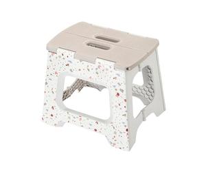Vigar Marchepied Compact Pliable de 32 cm pour Adultes jusqu'à 150 kg - Marchepied léger et antidérapant - Terrazzo Body