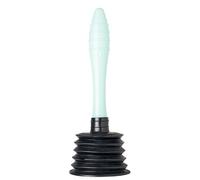Vigar Soufflet déboucheur à soufflet en plastique 400 g - Déboucheur - Design ergonomique - 11 x 11 x 29 cm - Pour évier et tuyaux - Léger - Occupe peu d'espace - Confortable et pratique - Turquoise