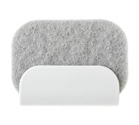 Vigar - Support d'éponge pour évier - Fixation par 2 ventouses - 13 x 5 x 9,5 cm - Collection Rengo - Design Simple et élégant - Blanc