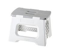 VIGAR Tabouret Pliable Compact de Couleur Grise de 23 cm de Hauteur, Polypropylène (PP), Gris