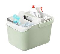 Vigar Zeroline Cubo Organisateur, Panier Organisateur Multifonction avec Poignée, 3 Compartiments, Organisateurs de Salle de Bain et Rangement pour la Maison, Turquoise, Gris